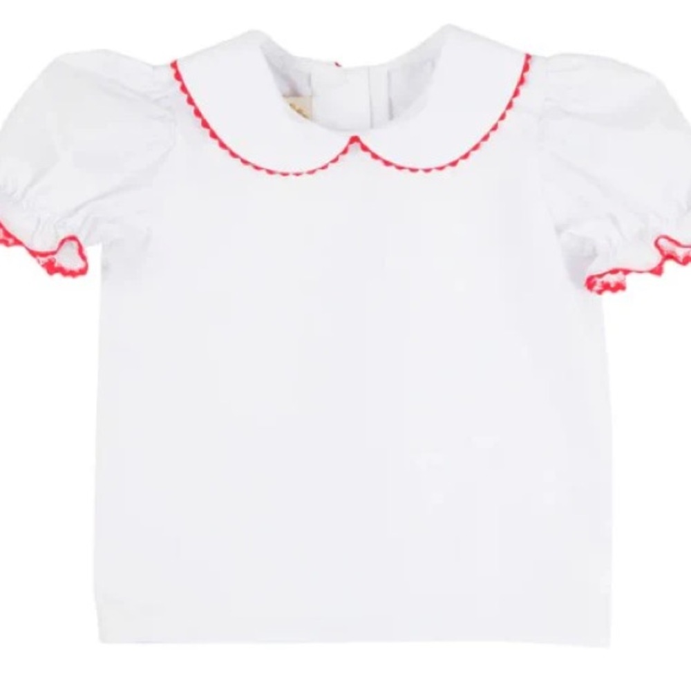 The Beaufort Bonnet Company (TBBC) Maude's Peter Pan Collar Blouse Sz8